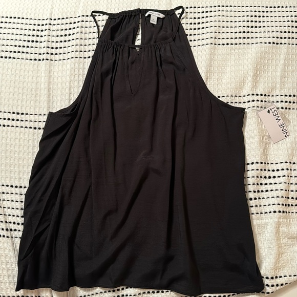 NWT Beautiful, Nine West High Neck, Keyhole Tank Top - Picture 2 of 5